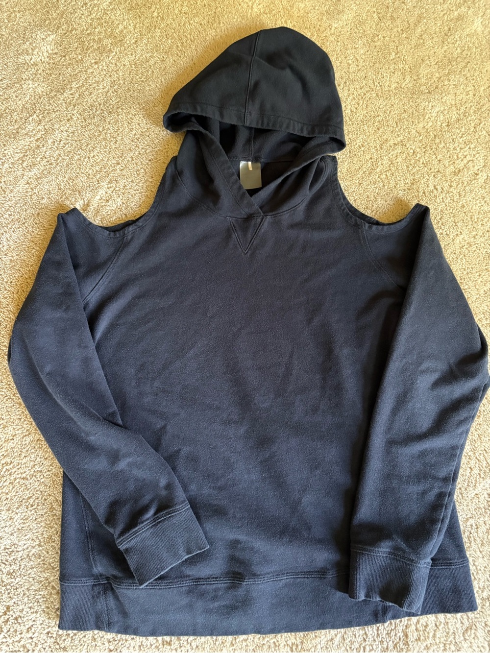 Calia cold shoulder hoodie- large